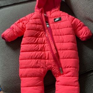 Nike baby girl snowsuit size 3-6mon